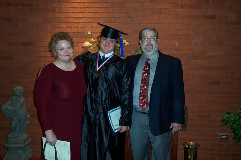 Steve and Helen Denny Clark at their son Paul's graduation from Lamar University
