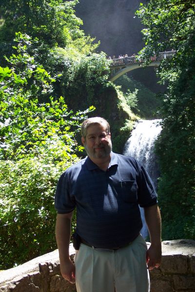 Steve Clark at Multanoth Falls in Oregon