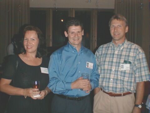 David and Connie Anderson with Steve Bailey