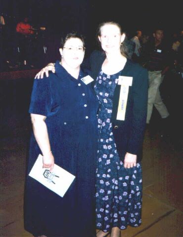 Arlene Hall Hatfield and Sharon Chatburn Wood 