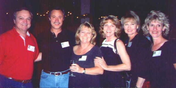 Wally Wallace, Randy Roe, Sharon Rhees Kaklamanos, Peggy Seeley Wallace, Judy Price Cambiano
